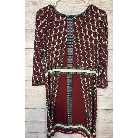 Max Studio Geometric Print Dress M - Picture 2 of 5
